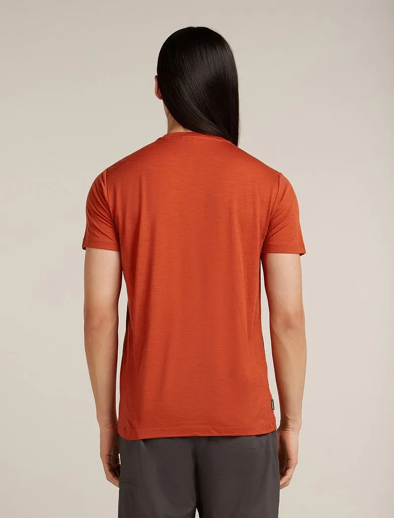 Icebreaker Merino 150 Tech Lite Short Sleeve T-Shirt Skiing Yeti - Man - Agate - Size L sold by Icebreaker product image thumbnail 2