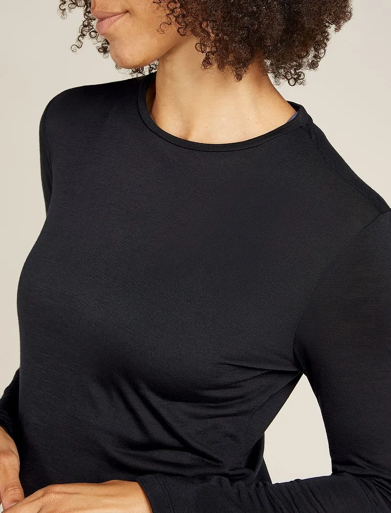 Icebreaker Merino Blend 125 Cool-Lite™ Sphere Long Sleeve T-Shirt - Woman - Black - Size XL sold by Icebreaker product image thumbnail 5