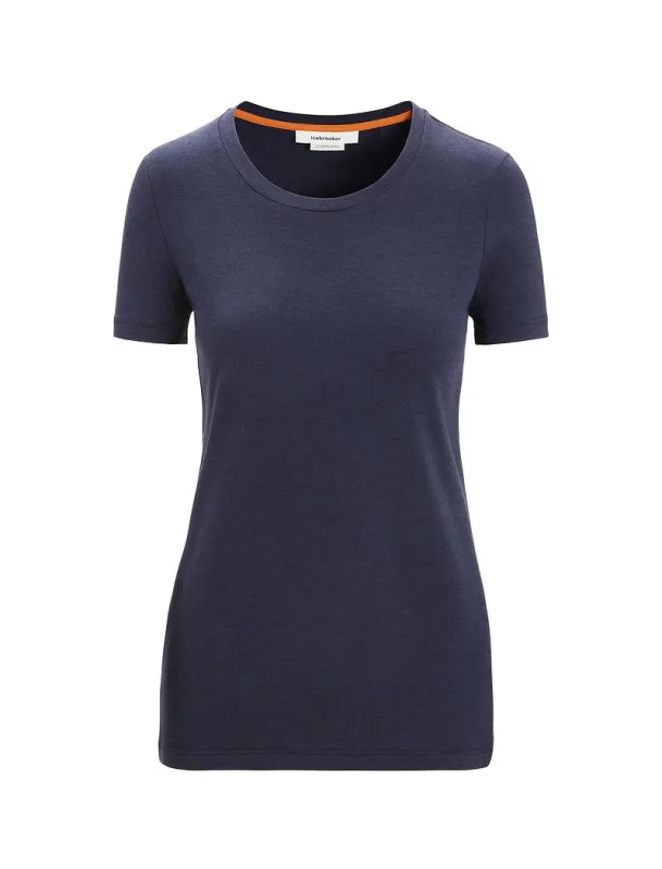 Icebreaker Central Classic Short Sleeve T-Shirt - Woman - Midnight Navy - Size M sold by Icebreaker