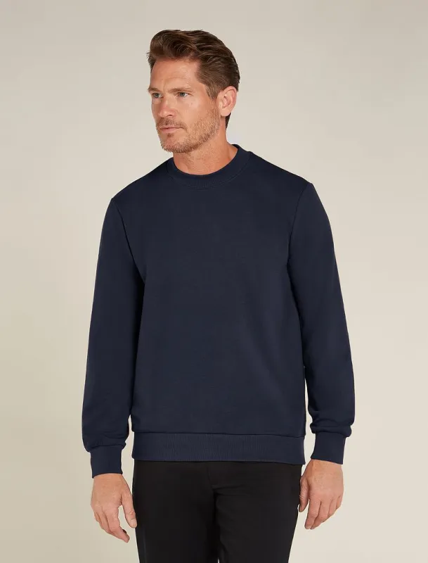 Icebreaker Central Long Sleeve Sweatshirt - Man - Midnight Navy - Size S sold by Icebreaker