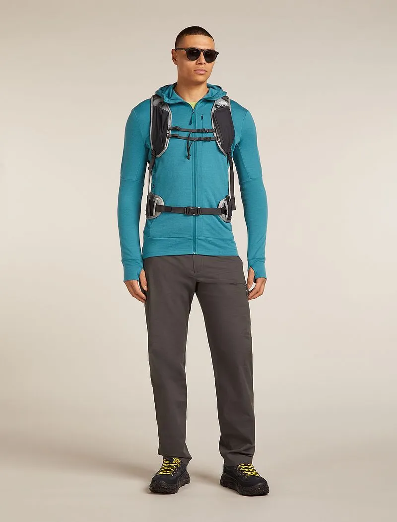 Icebreaker Merino 260 Quantum Long Sleeve Zip Hoodie - Man - Topaz - Size S sold by Icebreaker product image thumbnail 4