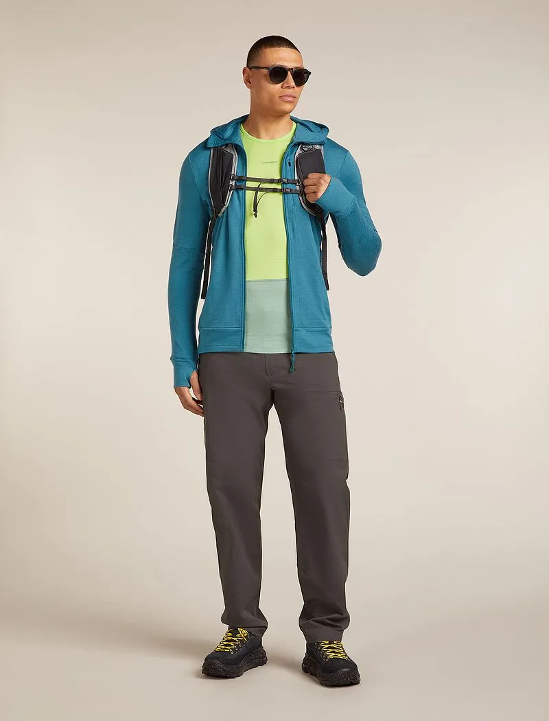 Icebreaker Merino 200 ZoneKnit™ Long Sleeve Crew Thermal Top - Man - Seaglass/peridot - Size M sold by Icebreaker product image thumbnail 4