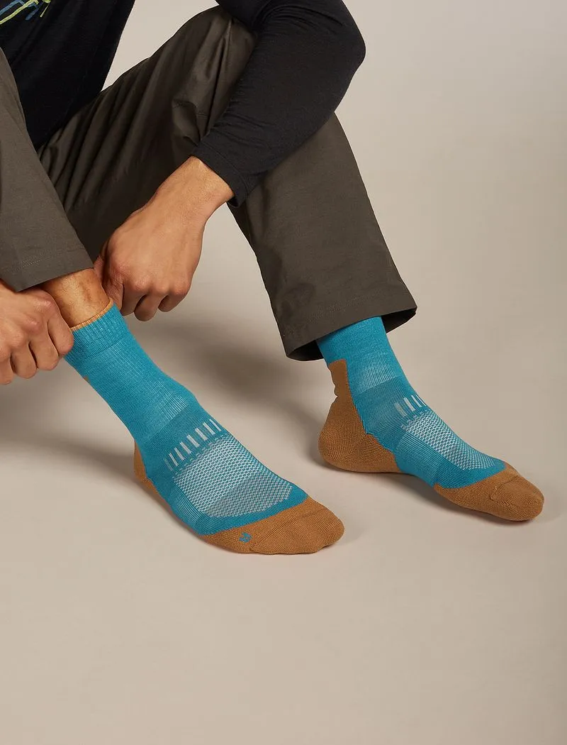 Icebreaker Merino Hike+ Light Crew Socks - Man - Topaz/trail - Size XL sold by Icebreaker product image thumbnail 3