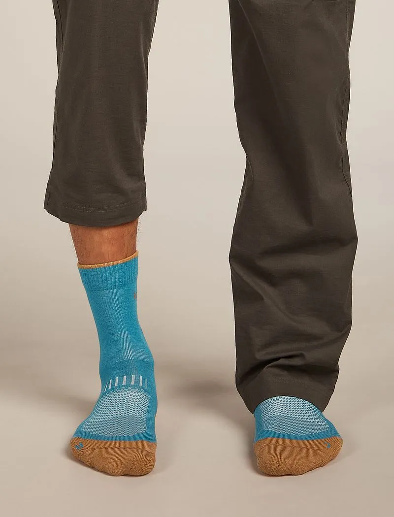 Icebreaker Merino Hike+ Light Crew Socks - Man - Topaz/trail - Size XL sold by Icebreaker product image thumbnail 4