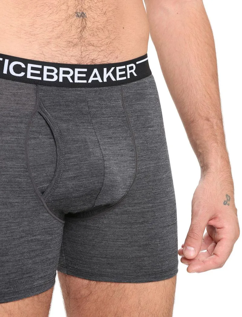 Icebreaker Merino 150 Anatomica Boxers wFly - Man - Jet Heather - Size XL sold by Icebreaker product image thumbnail 4