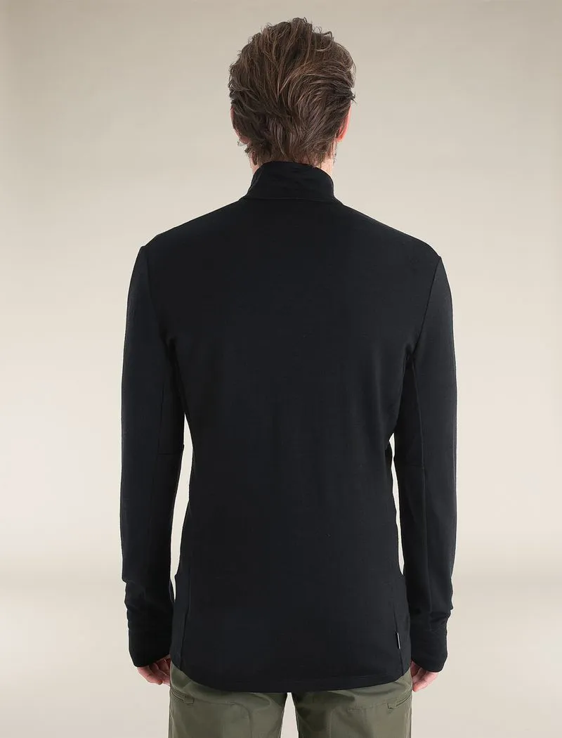 Icebreaker Merino 260 Quantum Long Sleeve Zip Jacket - Man - Black - Size L sold by Icebreaker product image thumbnail 2