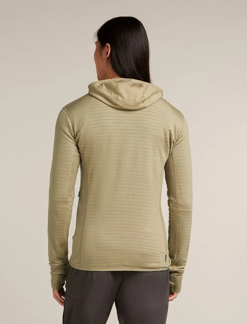 Icebreaker Merino Blend 300 RealFleece™ Descender Long Sleeve Zip Hoodie - Man - Flagstone - Size XL sold by Icebreaker product image thumbnail 2