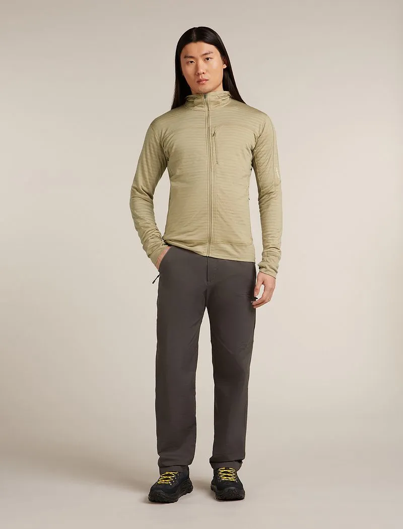 Icebreaker Merino Blend 300 RealFleece™ Descender Long Sleeve Zip Hoodie - Man - Flagstone - Size XL sold by Icebreaker product image thumbnail 3