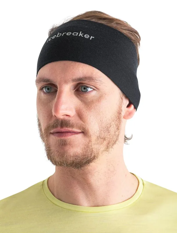 Icebreaker Merino 200 Oasis Headband - Man - Black sold by Icebreaker