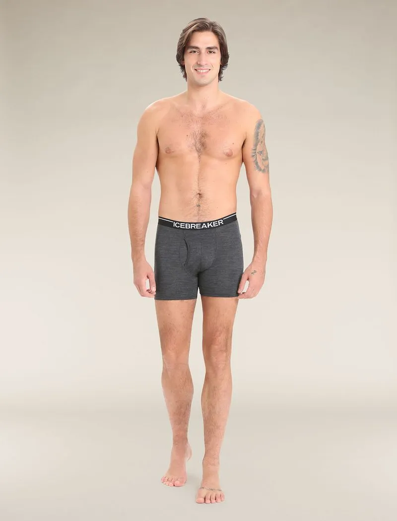 Icebreaker Merino 150 Anatomica Boxers wFly - Man - Jet Heather - Size S sold by Icebreaker product image thumbnail 3