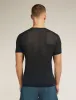 Icebreaker Merino Blend 75 Cool-Lite™ Featherlight™ Short Sleeve T-Shirt - Man - Black - Size M sold by Icebreaker