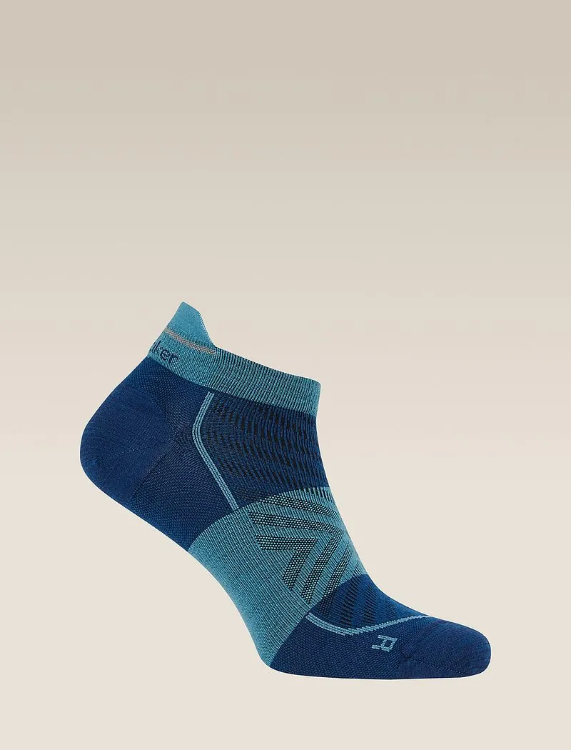 Icebreaker Merino Blend Run+ Ultralight Micro Socks - Man - Atlantis/topaz - Size M sold by Icebreaker product image thumbnail 2