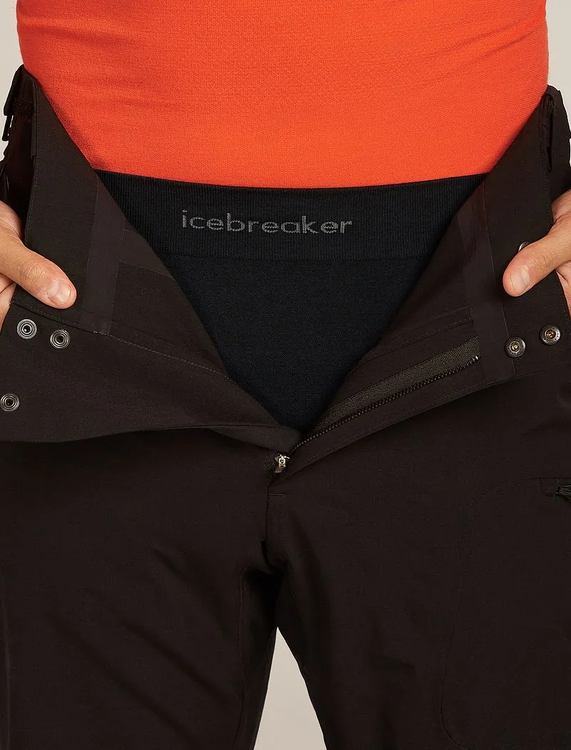 Icebreaker Merino Blend 260 ZoneKnit™ Seamless 18" 3/4 Tights - Man - Black - Size L sold by Icebreaker product image thumbnail 4