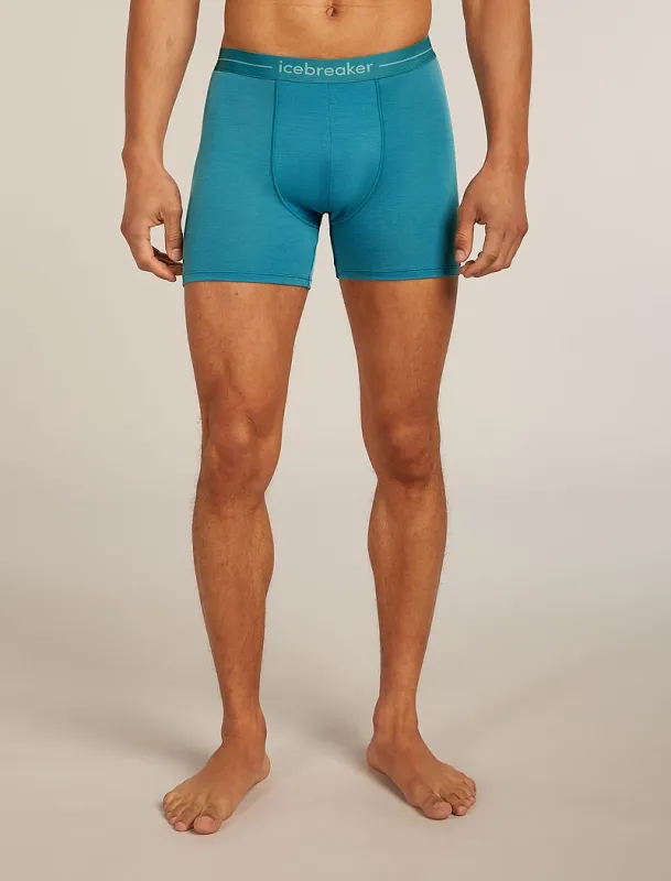 Icebreaker Merino 150 Anatomica Boxers - Man - Topaz - Size S sold by Icebreaker