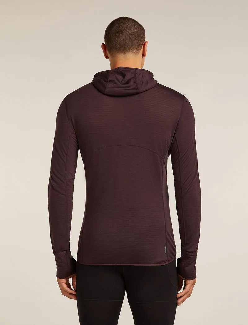 Icebreaker Merino Blend 200 Realfleece™ Descender Long Sleeve Zip Hoodie - Man - Java - Size M sold by Icebreaker product image thumbnail 2
