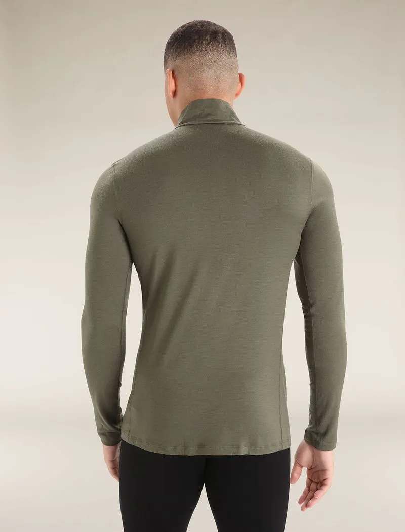Icebreaker Merino 200 Oasis Long Sleeve Half Zip Thermal Top - Man - Loden - Size L sold by Icebreaker product image thumbnail 2