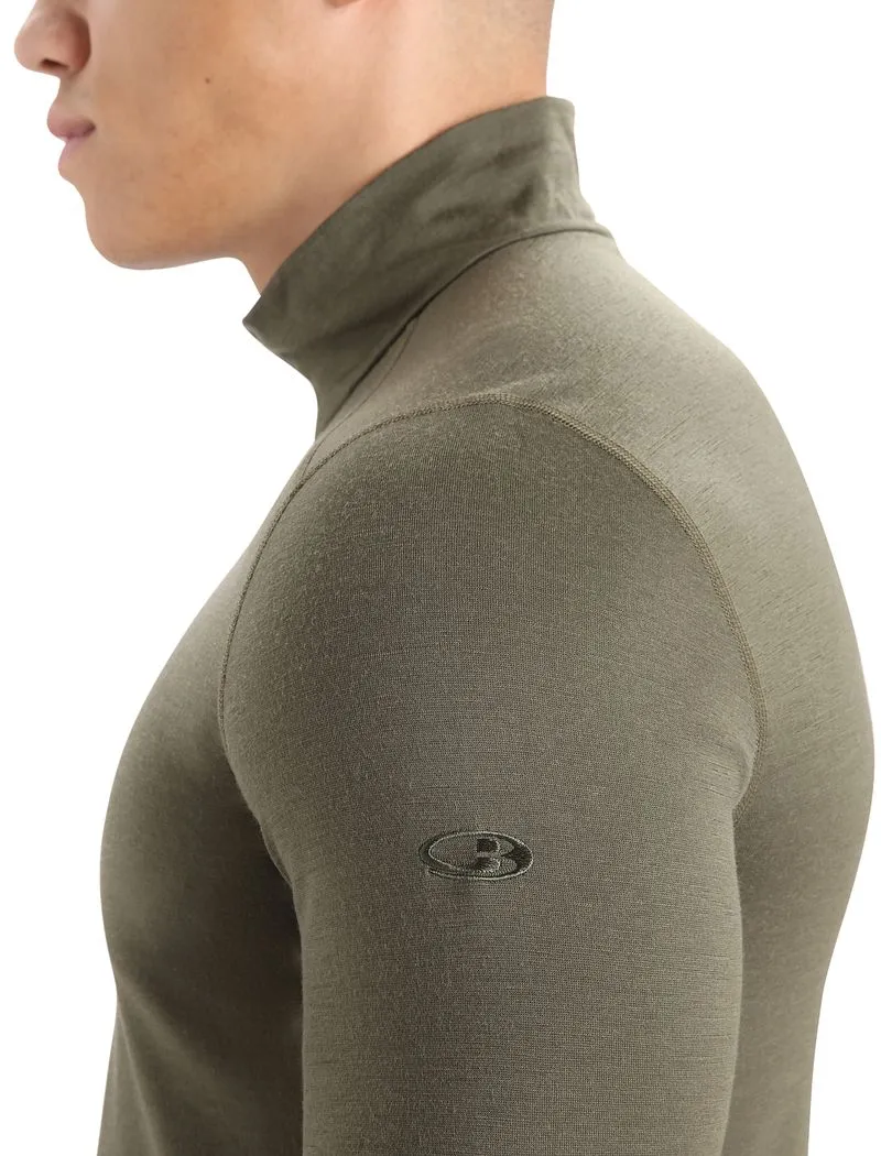 Icebreaker Merino 200 Oasis Long Sleeve Half Zip Thermal Top - Man - Loden - Size L sold by Icebreaker product image thumbnail 5