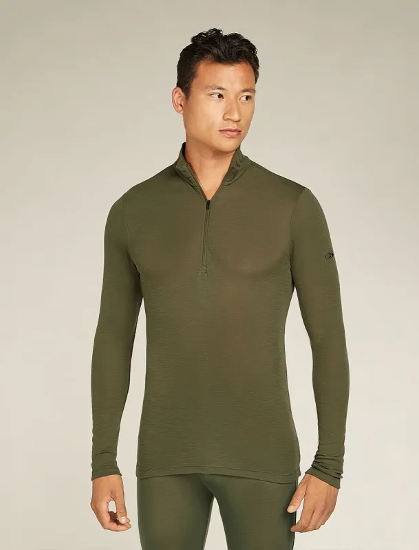 Icebreaker Merino 175 Everyday Long Sleeve Half Zip Thermal Top - Man - Loden - Size XL sold by Icebreaker