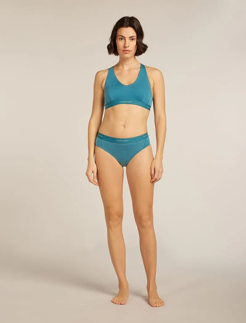 Icebreaker Merino Blend 125 Cool-Lite™ Sprite Hipster - Woman - Topaz - Size XS sold by Icebreaker product image thumbnail 3