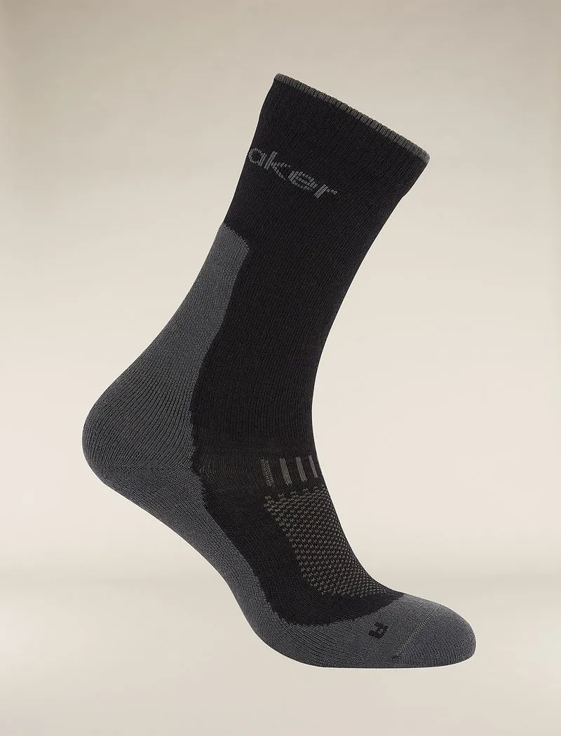 Icebreaker Merino Hike+ Light Crew Socks - Man - Black/obsidian - Size M sold by Icebreaker product image thumbnail 2