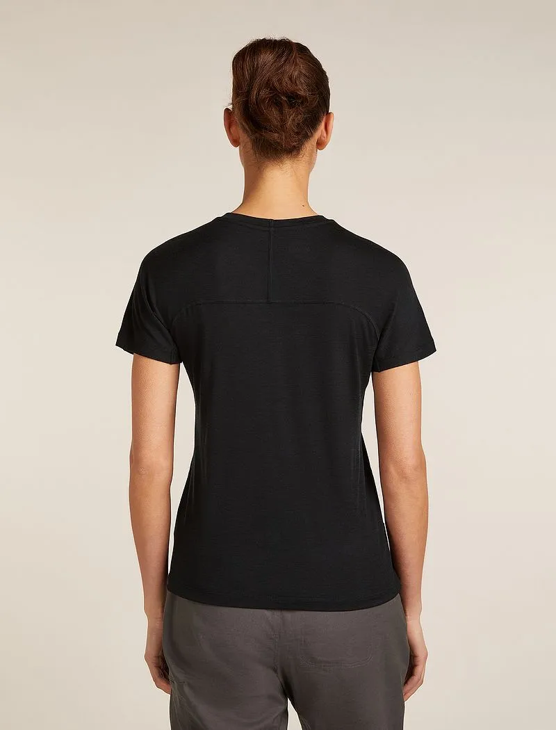 Icebreaker 150 MerinoFine™ Ace Short Sleeve T-Shirt - Woman - Black - Size M sold by Icebreaker product image thumbnail 2