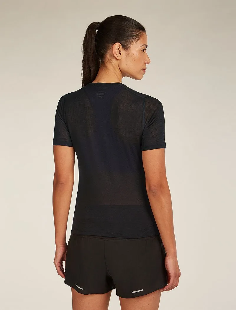 Icebreaker Merino Blend 75 Cool-Lite™ Featherlight™ Short Sleeve T-Shirt - Woman - Black - Size S sold by Icebreaker product image thumbnail 2