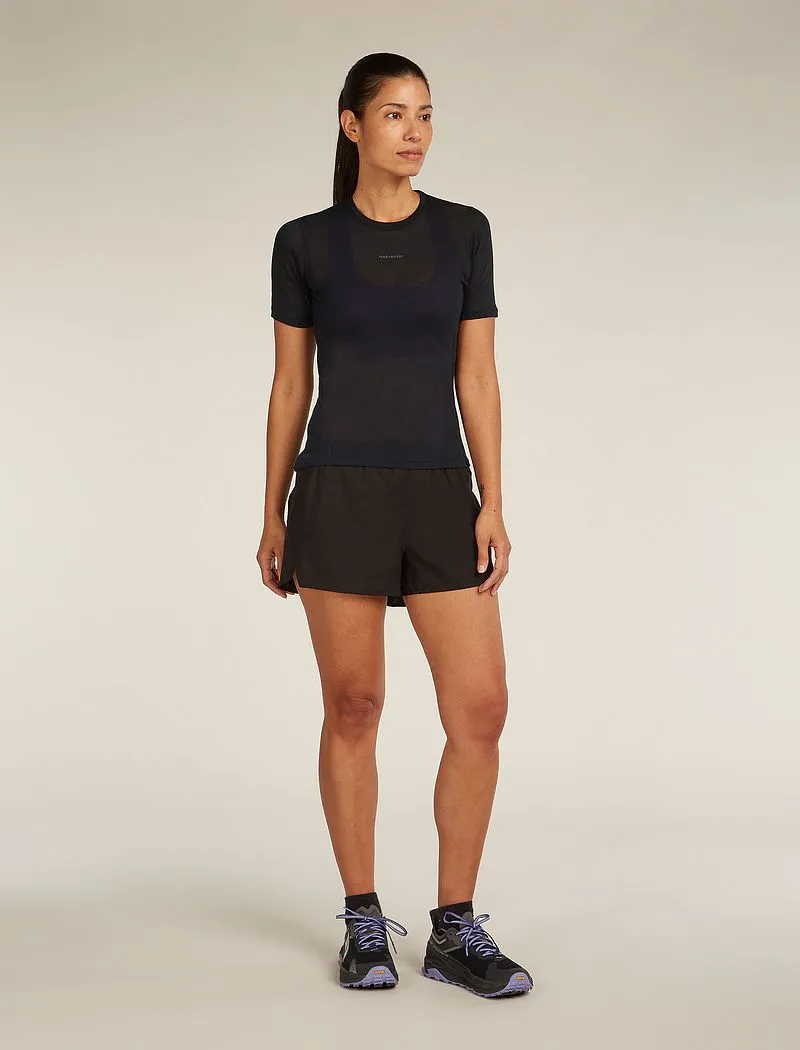 Icebreaker Merino Blend 75 Cool-Lite™ Featherlight™ Short Sleeve T-Shirt - Woman - Black - Size S sold by Icebreaker product image thumbnail 3