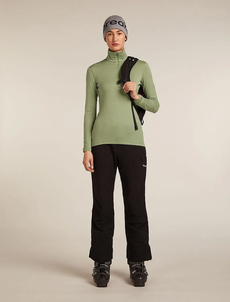 Icebreaker Merino 260 Tech Long Sleeve Half Zip Thermal Top - Woman - Lichen - Size L sold by Icebreaker product image thumbnail 4
