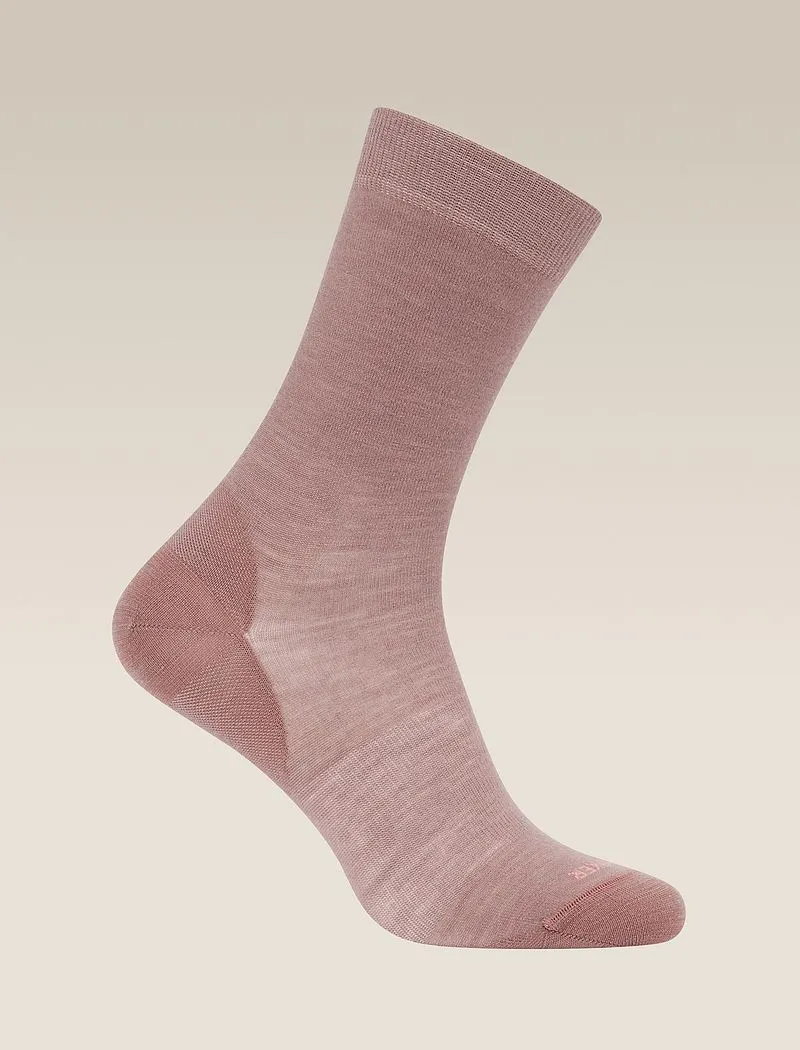 Icebreaker Merino Lifestyle Fine Gauge Crew Socks - Woman - Summit/acid Pink - Size LXL sold by Icebreaker product image thumbnail 2