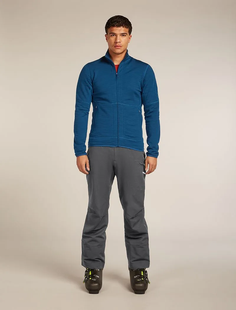 Icebreaker Merino 400 RealFleece™ Descender Long Sleeve Zip Jacket - Man - Atlantis - Size S sold by Icebreaker product image thumbnail 3