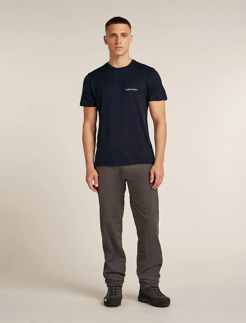 Icebreaker Merino 150 Tech Lite Short Sleeve T-Shirt IB Wordmark - Man - Midnight Navy - Size XL sold by Icebreaker product image thumbnail 3