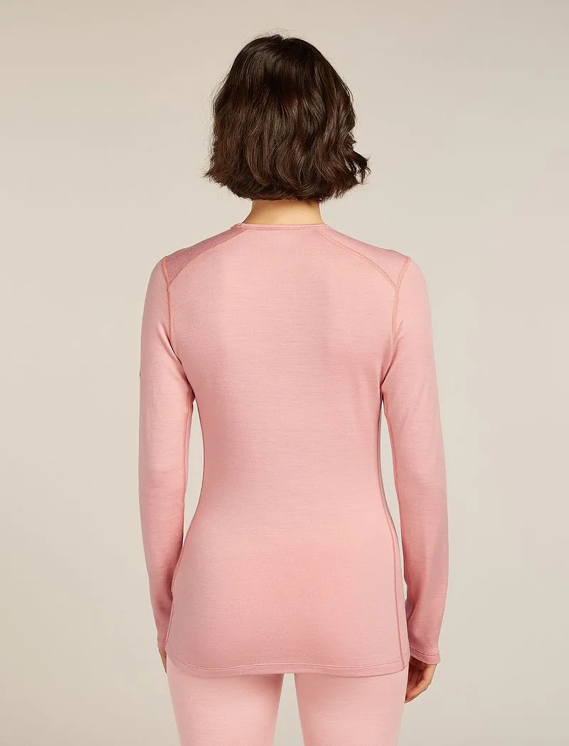 Icebreaker Merino 260 Tech Long Sleeve Crew Thermal Top - Woman - Blush - Size S sold by Icebreaker product image thumbnail 2