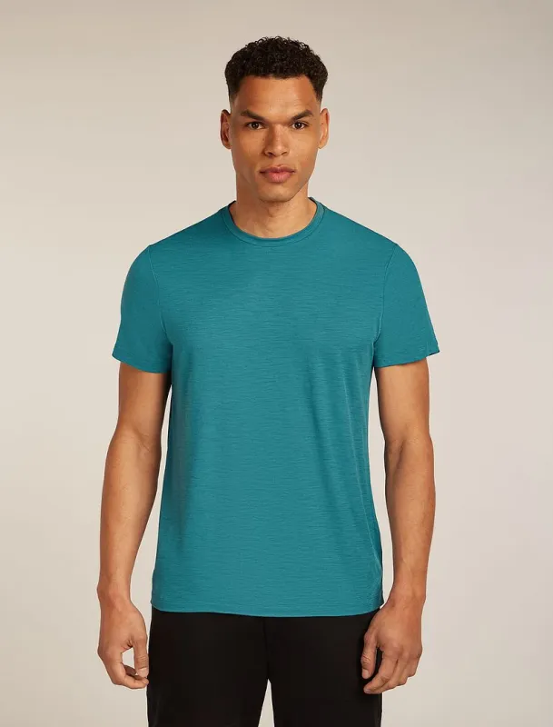 Icebreaker Merino 150 Tech Lite Short Sleeve T-Shirt - Man - Topaz - Size XXL sold by Icebreaker
