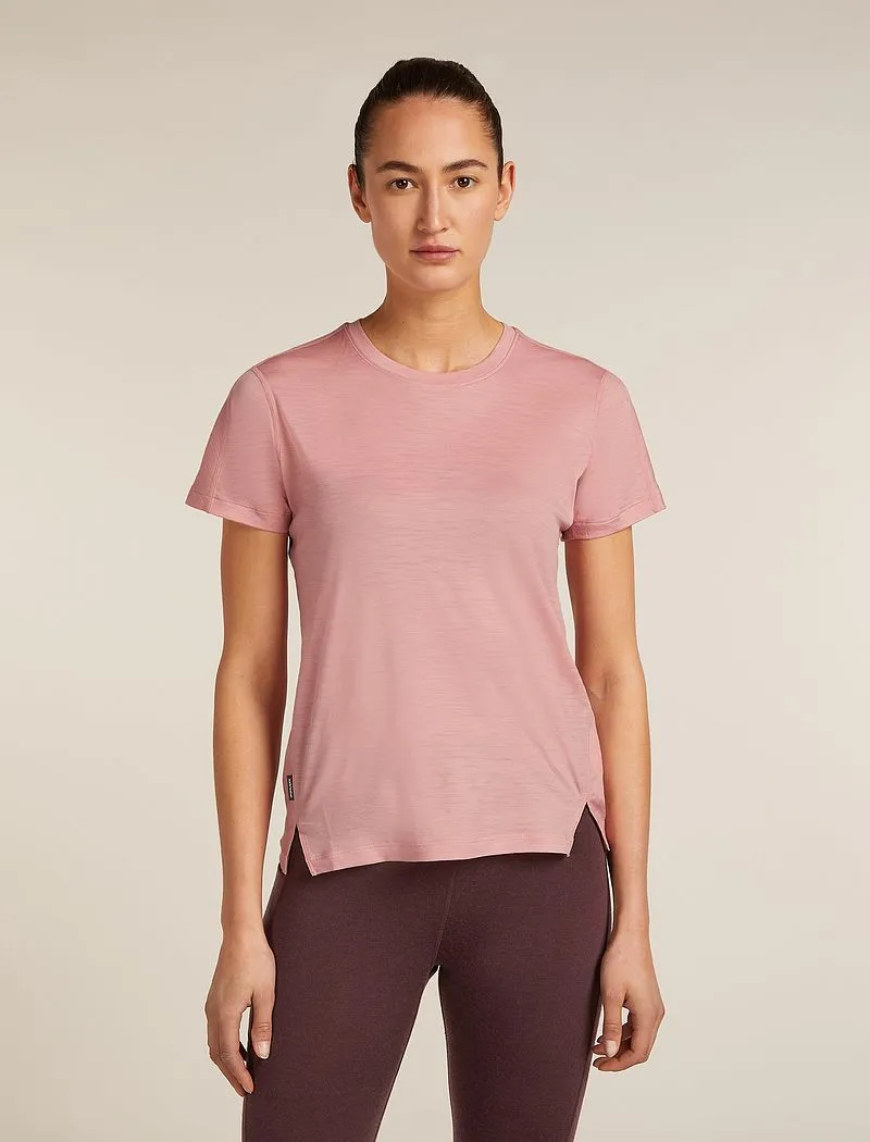 Icebreaker 150 MerinoFine™ Ace Short Sleeve T-Shirt - Woman - Blush - Size M sold by Icebreaker