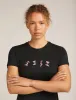 Icebreaker Merino 150 Tech Lite Short Sleeve T-Shirt Snow Day - Woman - Black - Size XL sold by Icebreaker