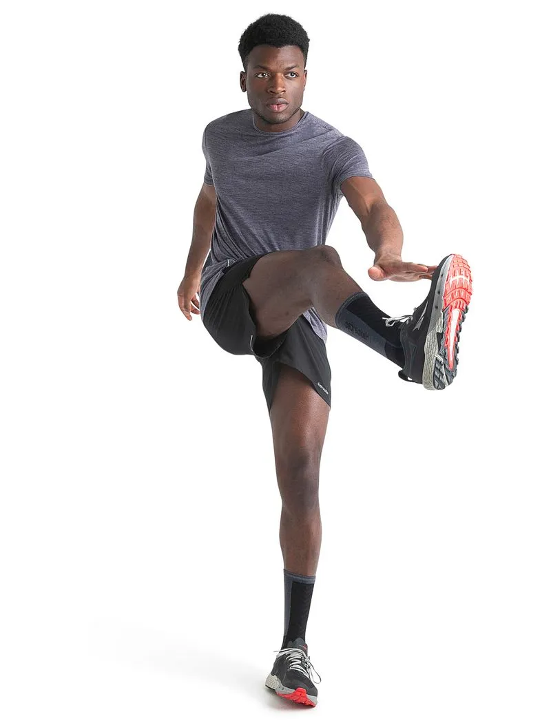 Icebreaker Merino Blend 125 Cool-Lite™ Sphere Short Sleeve T-Shirt - Man - Midnight Navy Heather - Size M sold by Icebreaker product image thumbnail 3