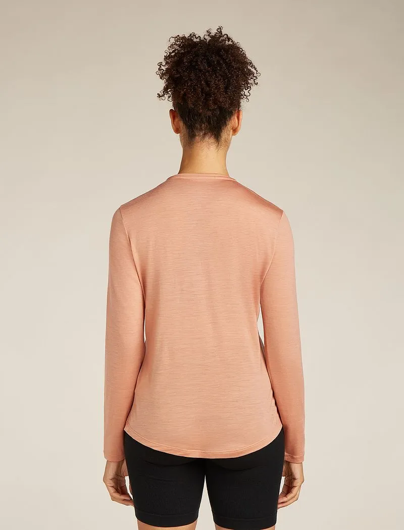 Icebreaker Merino Blend 125 Cool-Lite™ Sphere Long Sleeve T-Shirt - Woman - Desert Sand - Size XS sold by Icebreaker product image thumbnail 2