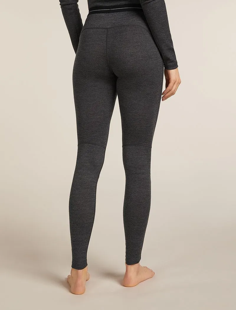 Icebreaker 260 ZoneKnit™ Thermal Leggings - Woman - Jet Hthr - Size M sold by Icebreaker product image thumbnail 2