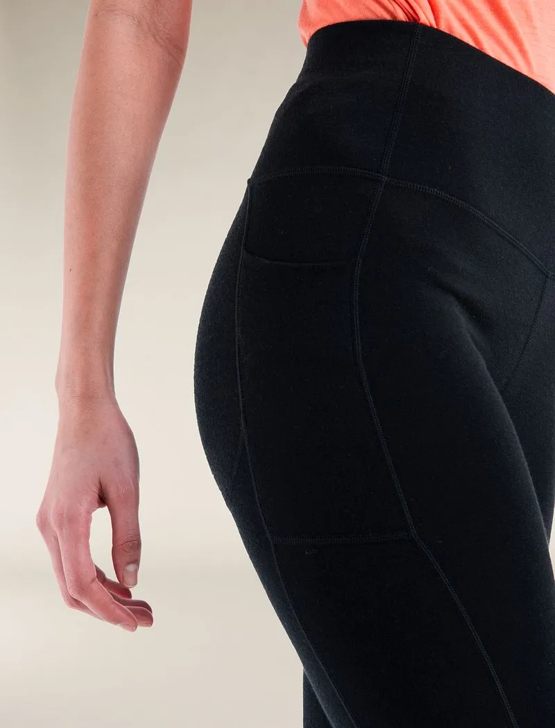 Icebreaker Merino 260 Fastray 20" High Rise 3/4 Tights - Woman - Black - Size S sold by Icebreaker product image thumbnail 3