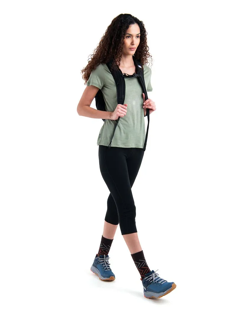 Icebreaker Merino 260 Fastray 20" High Rise 3/4 Tights - Woman - Black - Size S sold by Icebreaker product image thumbnail 4