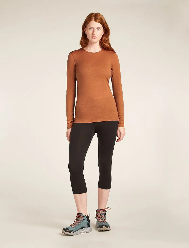 Icebreaker Merino 200 Oasis Long Sleeve Crew Thermal Top - Woman - Dusty Clay - Size XL sold by Icebreaker product image thumbnail 3