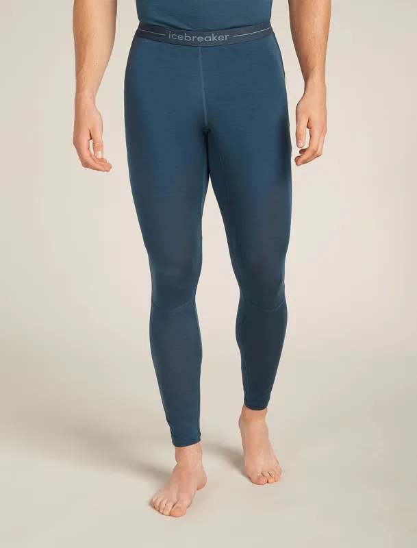 Icebreaker Merino Blend 125 ZoneKnit™ Thermal Leggings - Man - Abyss - Size L sold by Icebreaker