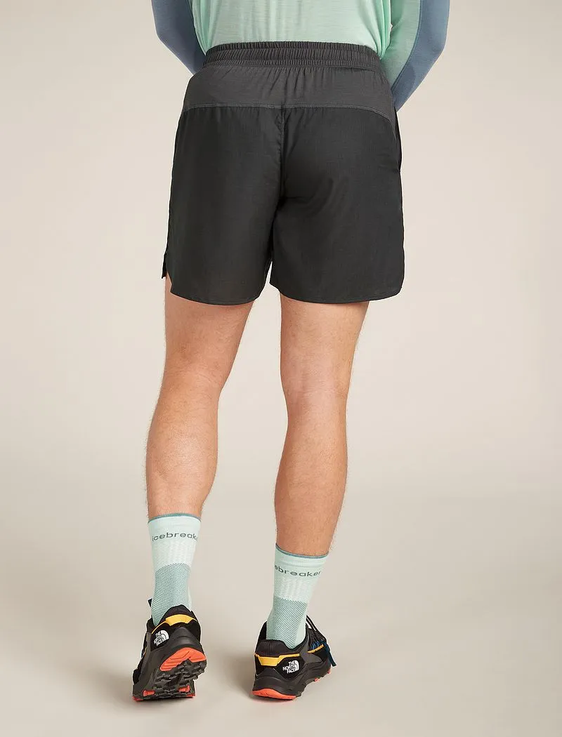 Icebreaker Merino Blend 125 Cool-Lite™ Active 7" Shorts - Man - Obsidian - Size XL sold by Icebreaker product image thumbnail 2