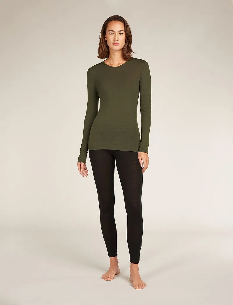 Icebreaker Merino 175 Everyday Long Sleeve Crew Thermal Top - Woman - Loden - Size M sold by Icebreaker product image thumbnail 3