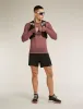 Icebreaker Merino Blend 75 Cool-Lite™ Featherlight™ Long Sleeve Crew Thermal Top - Man - Carob - Size XL sold by Icebreaker