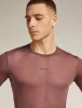 Icebreaker Merino Blend 75 Cool-Lite™ Featherlight™ Long Sleeve Crew Thermal Top - Man - Carob - Size XL sold by Icebreaker