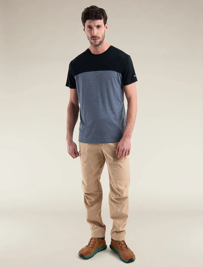 Icebreaker 125 Cool-Lite™ Merino Blend Sphere III T-Shirt Color Block - Man - Graphite Heather/black - Size XL sold by Icebreaker product image thumbnail 3
