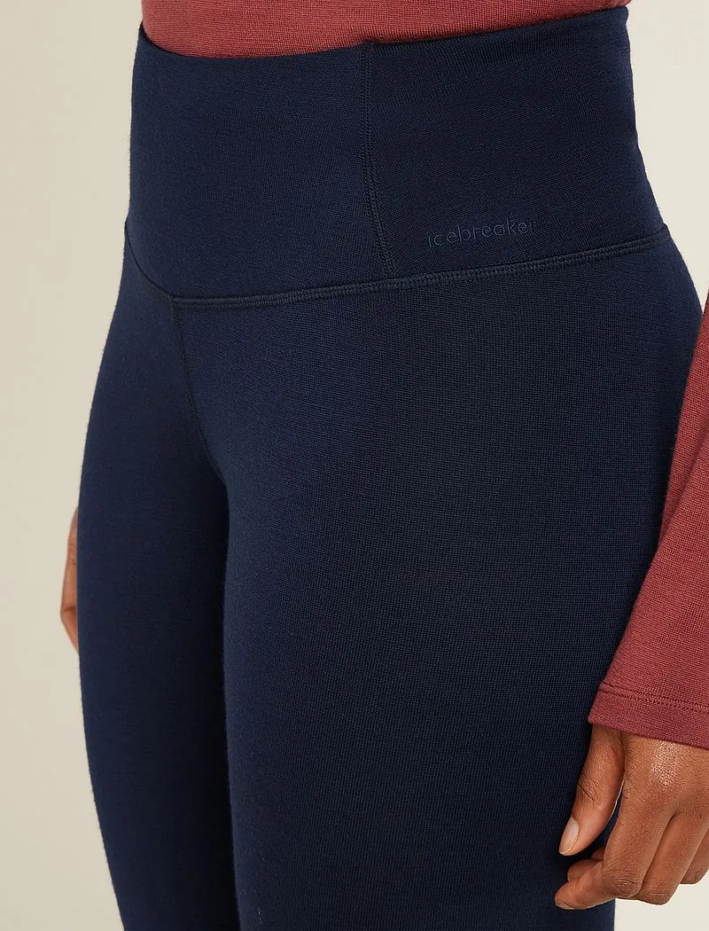 Icebreaker Merino 260 Tech High Rise Thermal Leggings - Woman - Midnight Navy - Size S sold by Icebreaker product image thumbnail 5