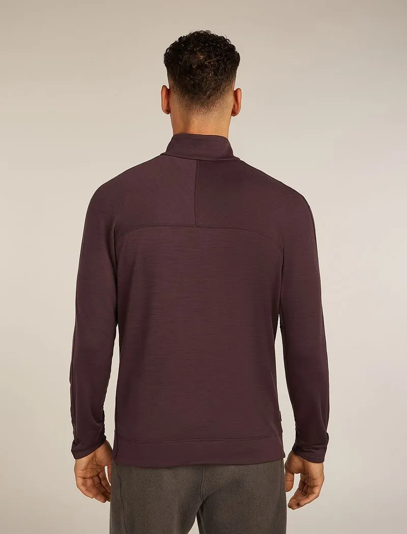 Icebreaker Merino 360 Realfleece™ Elemental Long Sleeve Half Zip Top - Man - Java - Size M sold by Icebreaker product image thumbnail 2