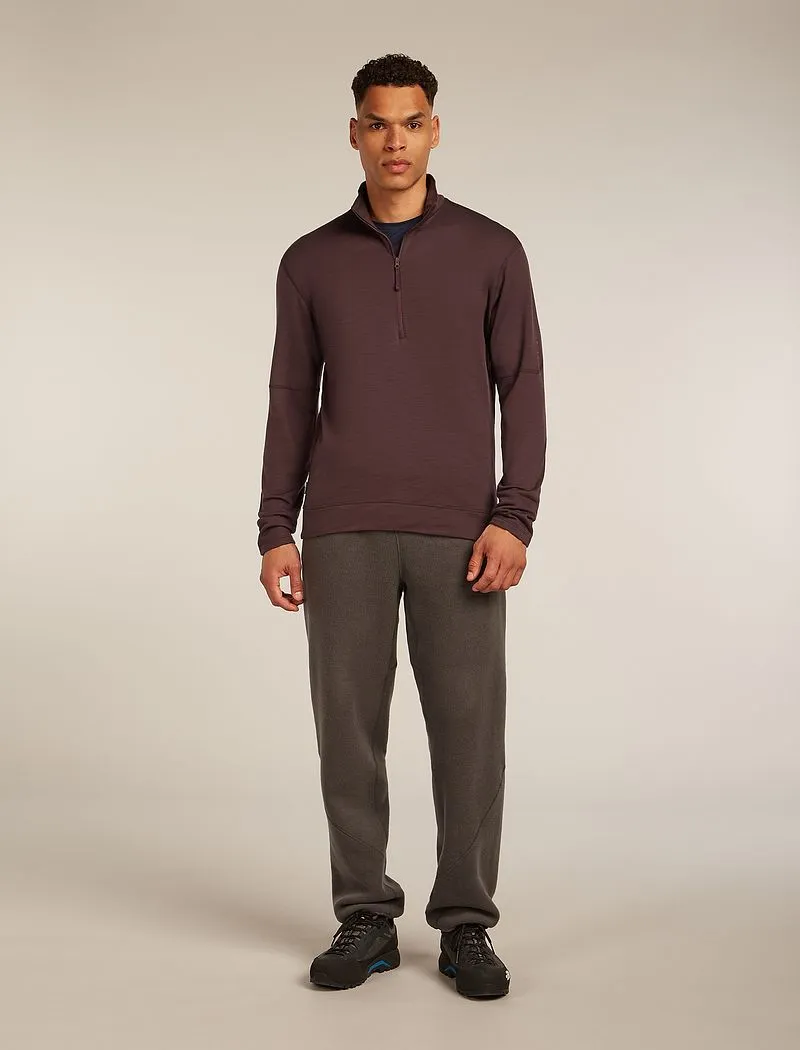 Icebreaker Merino 360 Realfleece™ Elemental Long Sleeve Half Zip Top - Man - Java - Size M sold by Icebreaker product image thumbnail 3